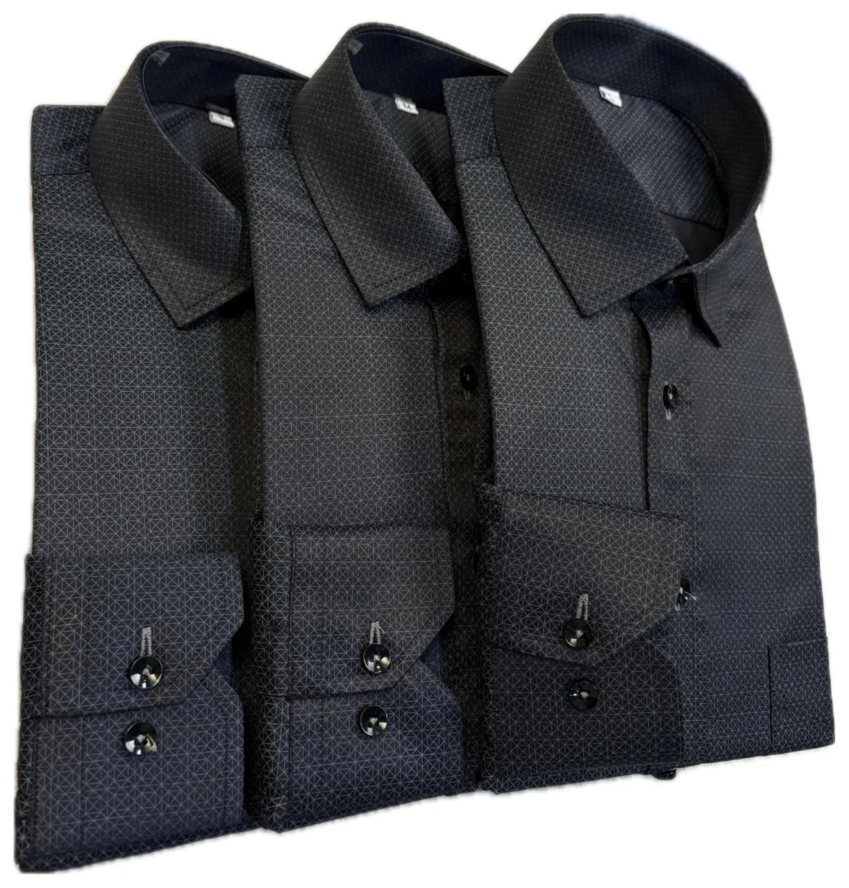 Camisa Estampada Negra