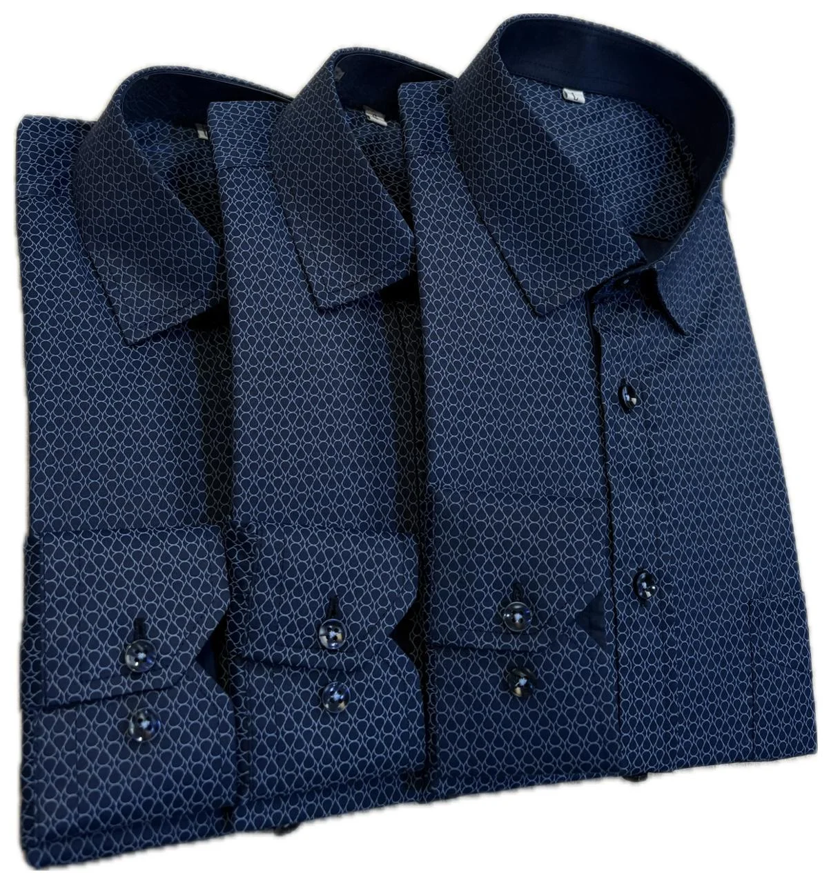 Camisa Estampada Azul