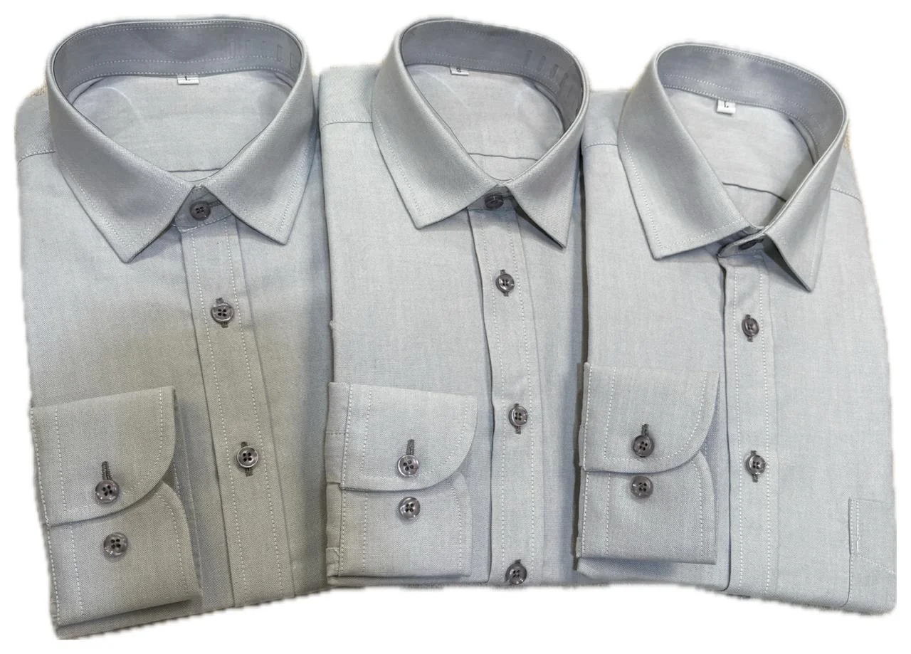 Camisa Lisa Gris
